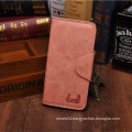 bi-folding Sweet pink PU fashion classic money clip wallet women